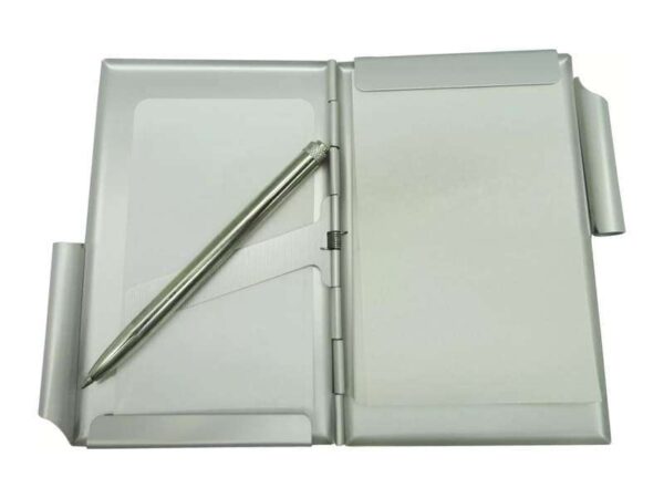 <b>Trenchat</b>  Memo pad holder with pen