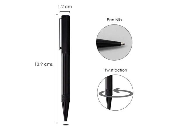 <b>Trojan</b> <br>High-end black body ballpoint pen - Image 2