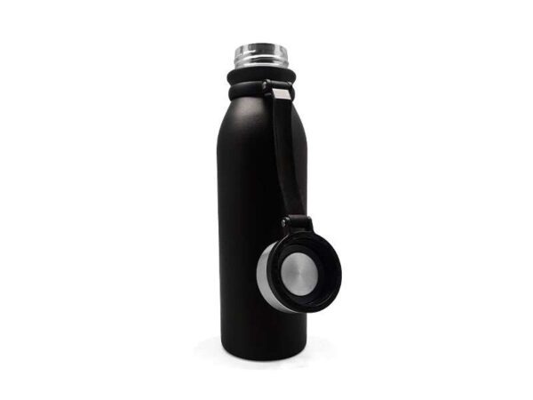 <b>Trooper - Black (600ml)</b> Double walled vacuum bottle - Image 2