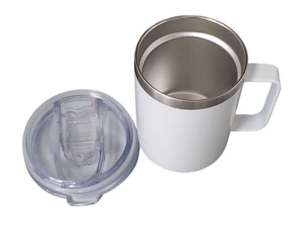 <b>URT-H - White </b>Stainless steel double wall cup - Image 2
