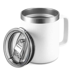<b>URT-H - White </b>Stainless steel double wall cup