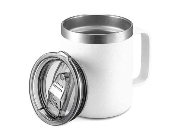 <b>URT-H - White </b>Stainless steel double wall cup