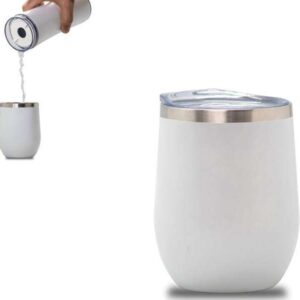 <b>URT Cup -  White </b>(350ml) Stainless steel double wall cup