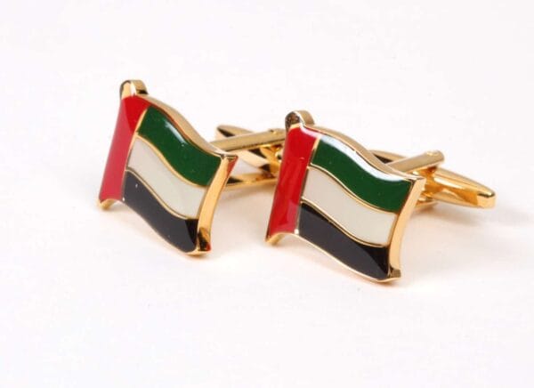 Uae Flag Cufflinks