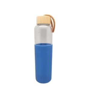 <b>Cristem- Blue</b> (550ml) ♻️<br>Eco-friendly borosilicate glass bottle