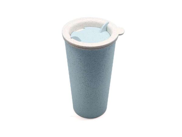 <b>Eco Husk - Blue </b> (400ml) ♻️Biodegradable Wheat fibre cup
