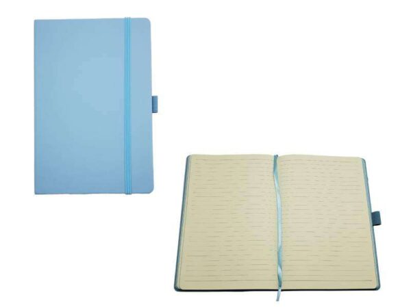 <b> Glam - Light Blue </b> A5 Notebook - Image 2