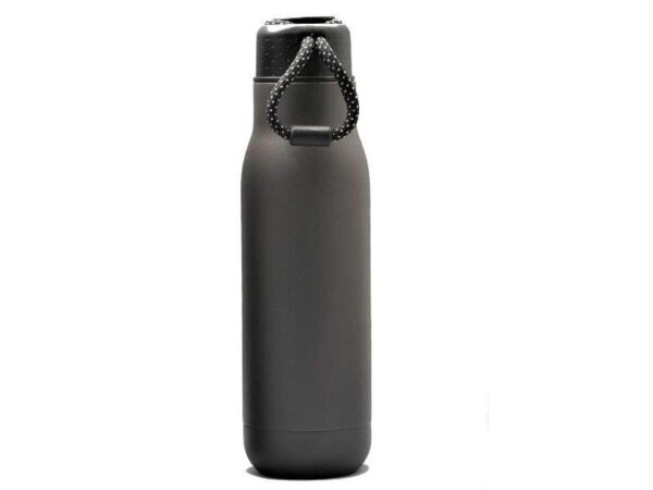 <b>Omizu - Grey</b> (500ml) Double wall stainless steel vacuum bottle - Image 2