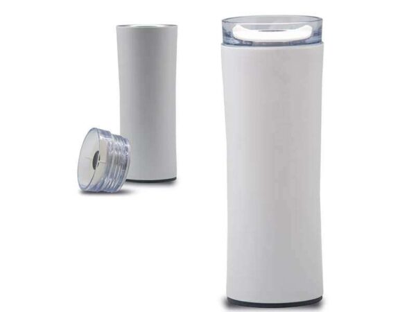<b>Rotour - White</b> (450 ml) Double walled stainless steel bottle - Image 2