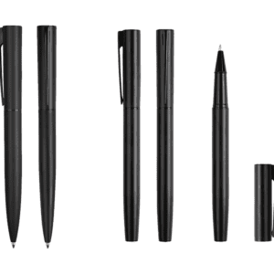<b>Halon - Metal Penset</b> A roller pen with matching ball pen